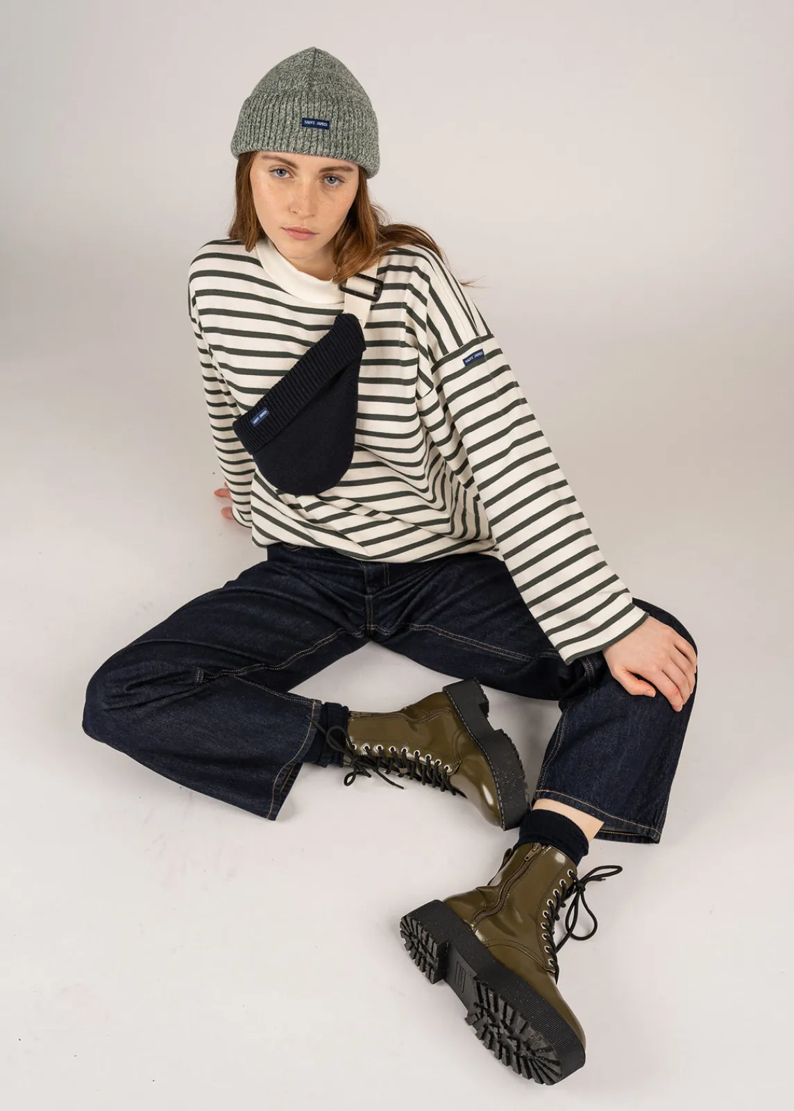 SAINT JAMES Sacs À Main & Cabas*Banane en laine Nomad Navy