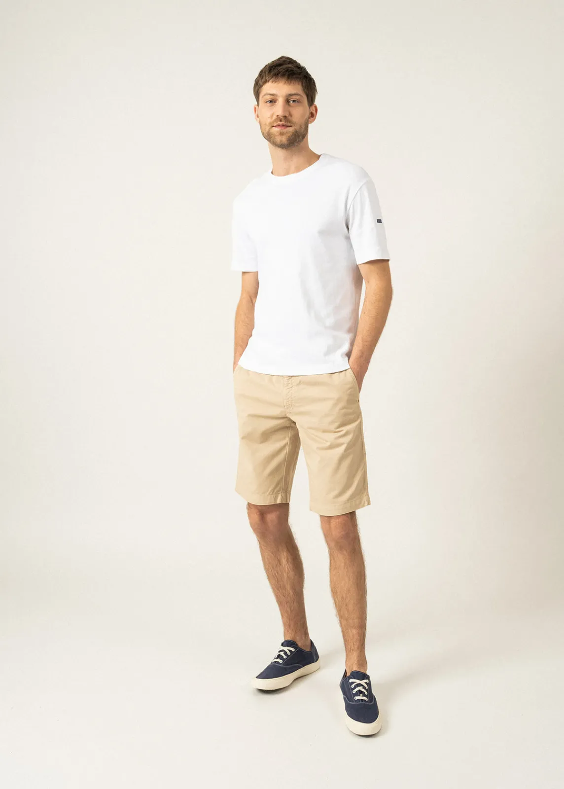 SAINT JAMES Pantalons & Shorts*Bermuda droit Doug Plage
