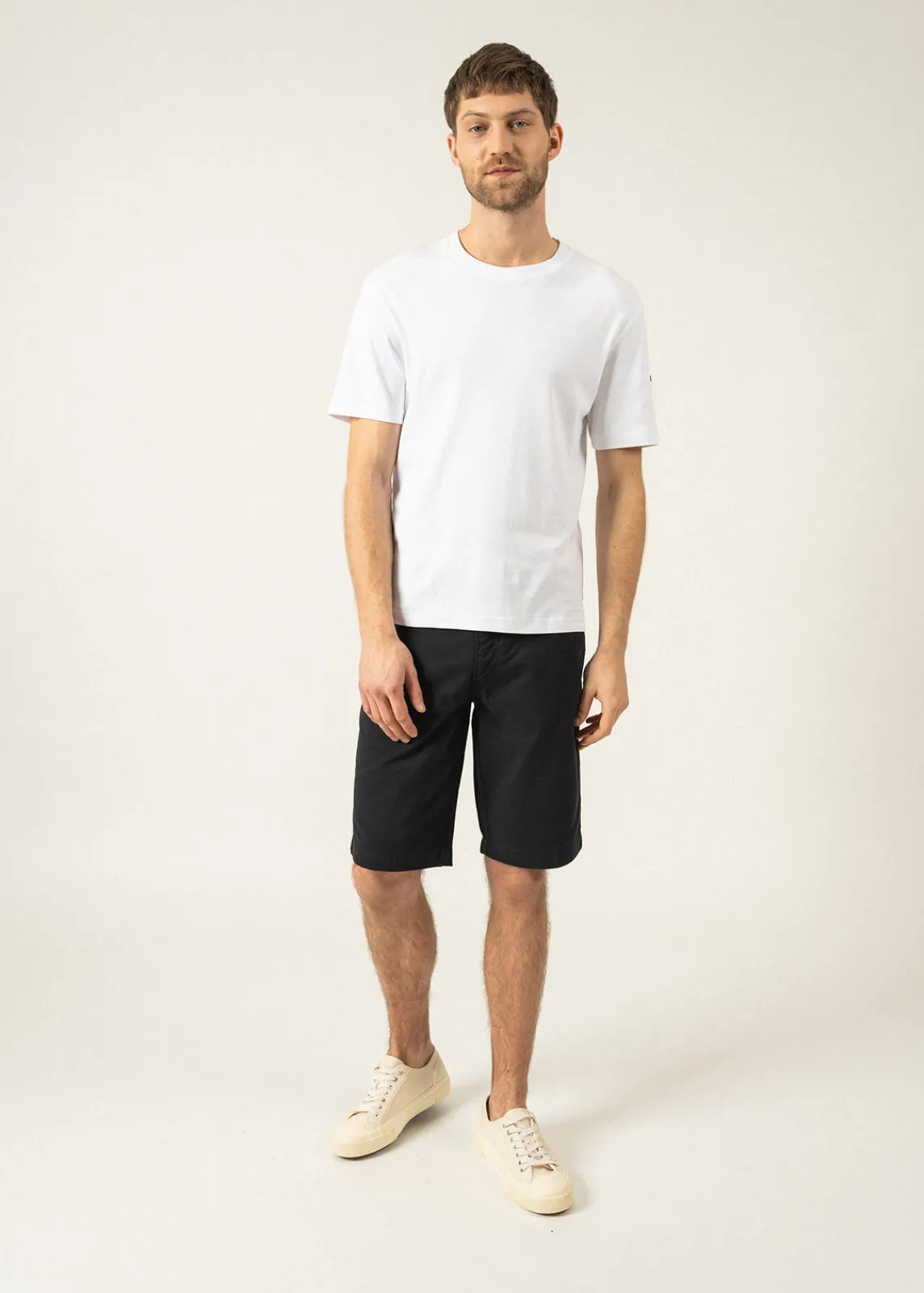 SAINT JAMES Pantalons & Shorts*Bermuda droit Doug Navy