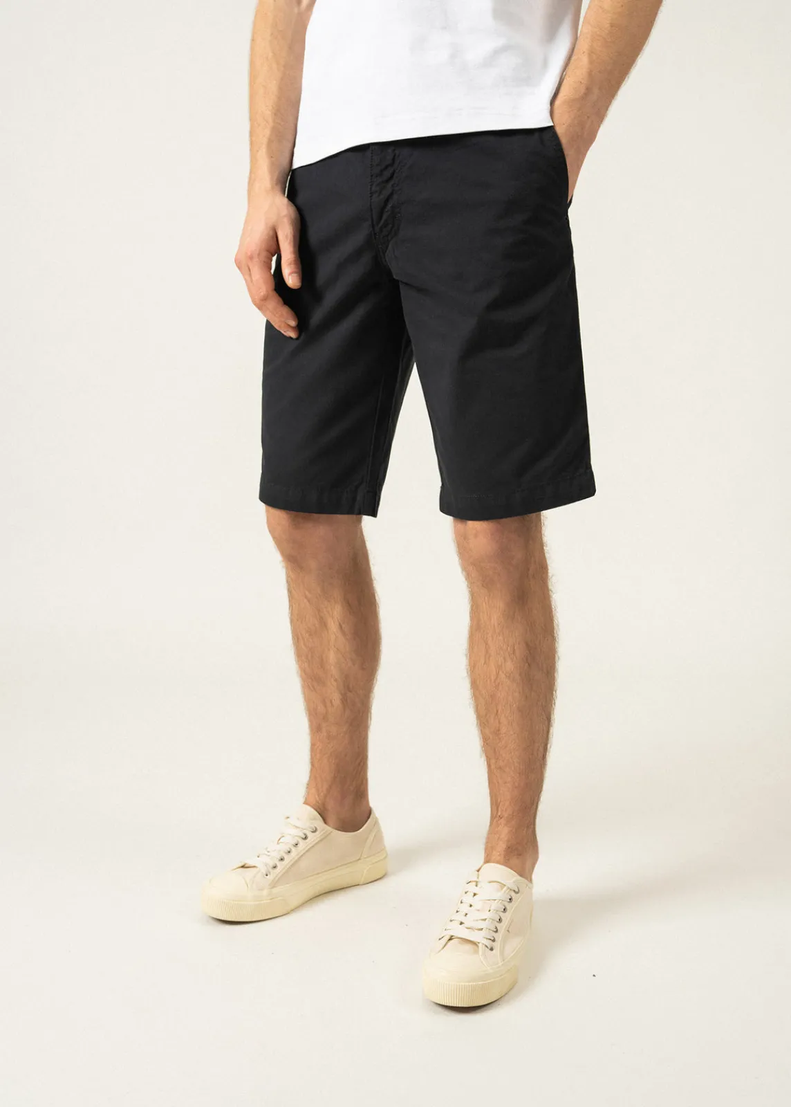 SAINT JAMES Pantalons & Shorts*Bermuda droit Doug Navy