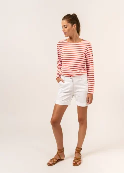 SAINT JAMES Pantalons & Shorts*Bermuda Marie Blanc