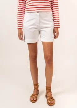 SAINT JAMES Pantalons & Shorts*Bermuda Marie Blanc