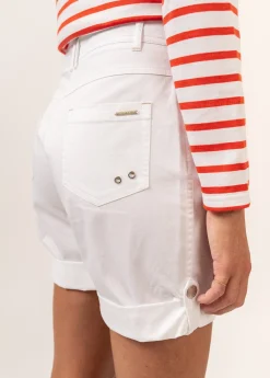 SAINT JAMES Pantalons & Shorts*Bermuda Marie Blanc