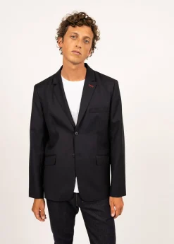 SAINT JAMES Vestes*Blazer en drap de laine St Benoit Navy