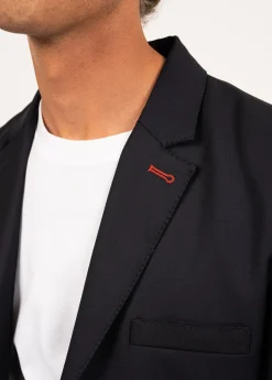 SAINT JAMES Vestes*Blazer en drap de laine St Benoit Navy