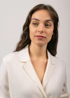 SAINT JAMES Vestes*Blazer en laine Charente Blanc