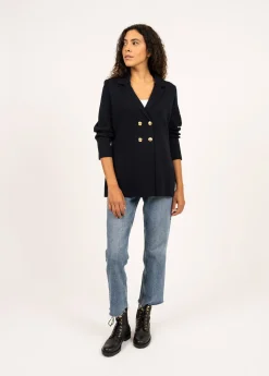 SAINT JAMES Vestes*Blazer en laine Charente Navy