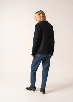 SAINT JAMES Vestes*Blazer en laine Charente Navy/champagne