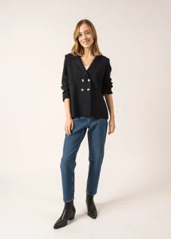 SAINT JAMES Vestes*Blazer en laine Charente Navy/champagne