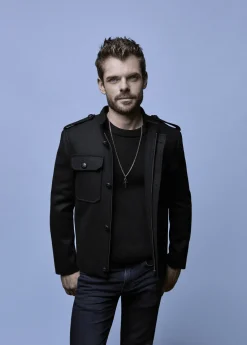 SAINT JAMES Cabans & Manteaux*Blouson en drap de laine La Peau Dure Noir