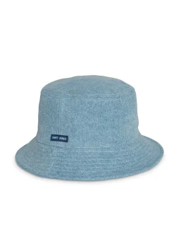SAINT JAMES Bonnets & Chapeaux*Bob de plage uni Denimdelave