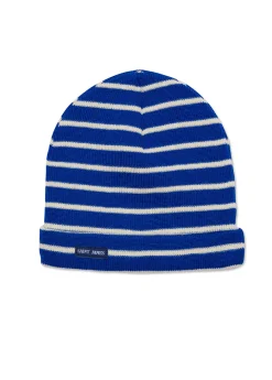 SAINT JAMES Bonnets & Chapeaux*Bonnet de quart rayé Gitane/ecru