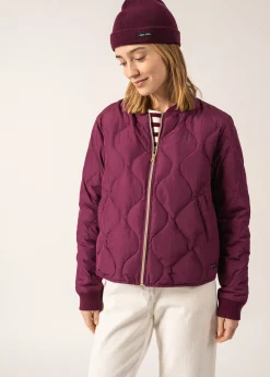 SAINT JAMES Bonnets & Chapeaux*Bonnet de quart uni Prune