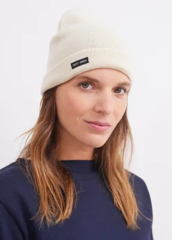 SAINT JAMES Bonnets & Chapeaux*Bonnet de quart uni Ecru