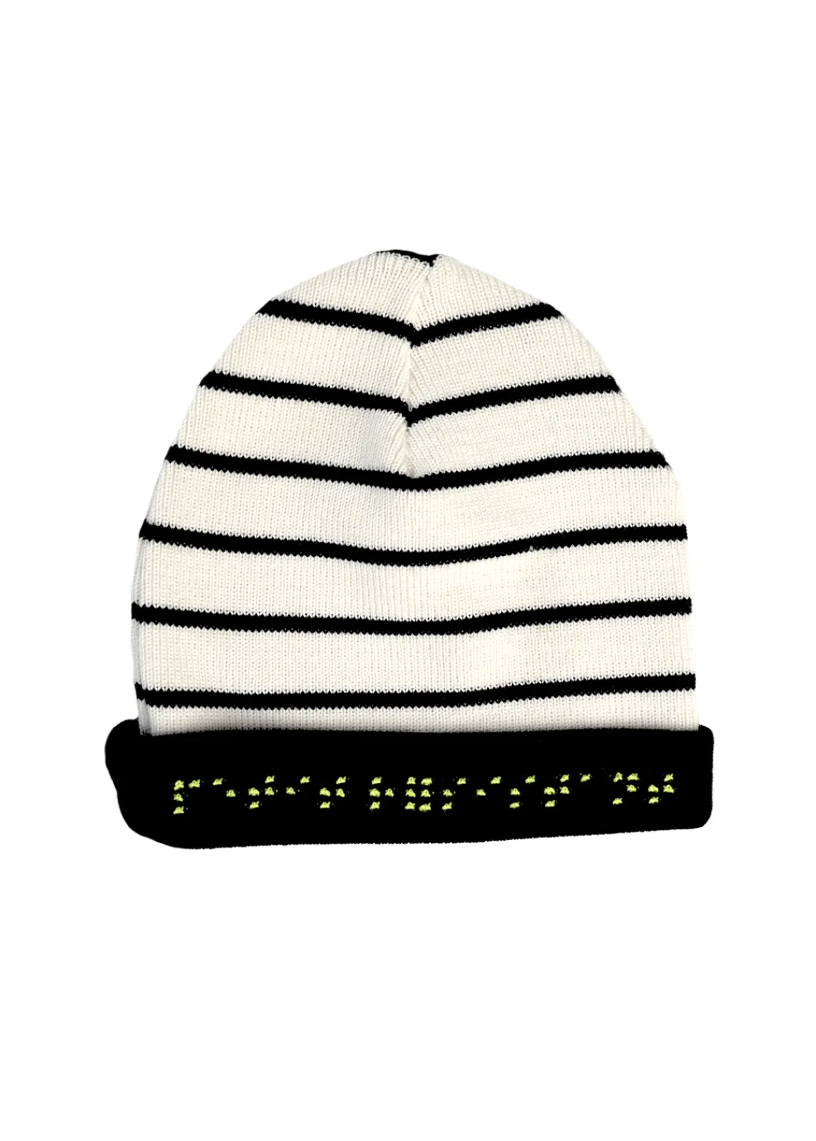 SAINT JAMES Bonnets & Chapeaux*Bonnet enfant rayé Ecume/navy/navy