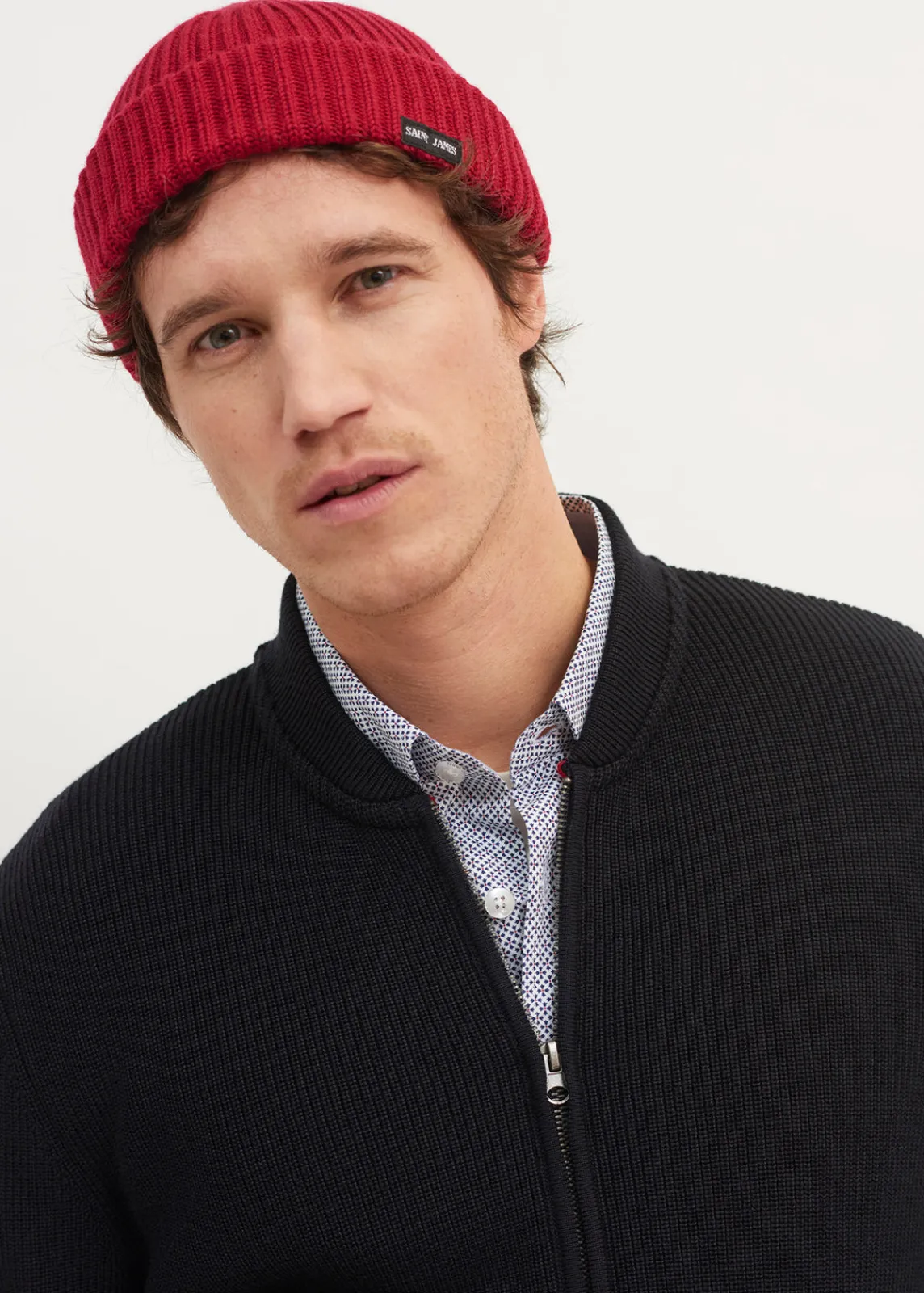 SAINT JAMES Bonnets Marins Miki|Bonnets & Chapeaux*Bonnet marin Miki à revers Persan