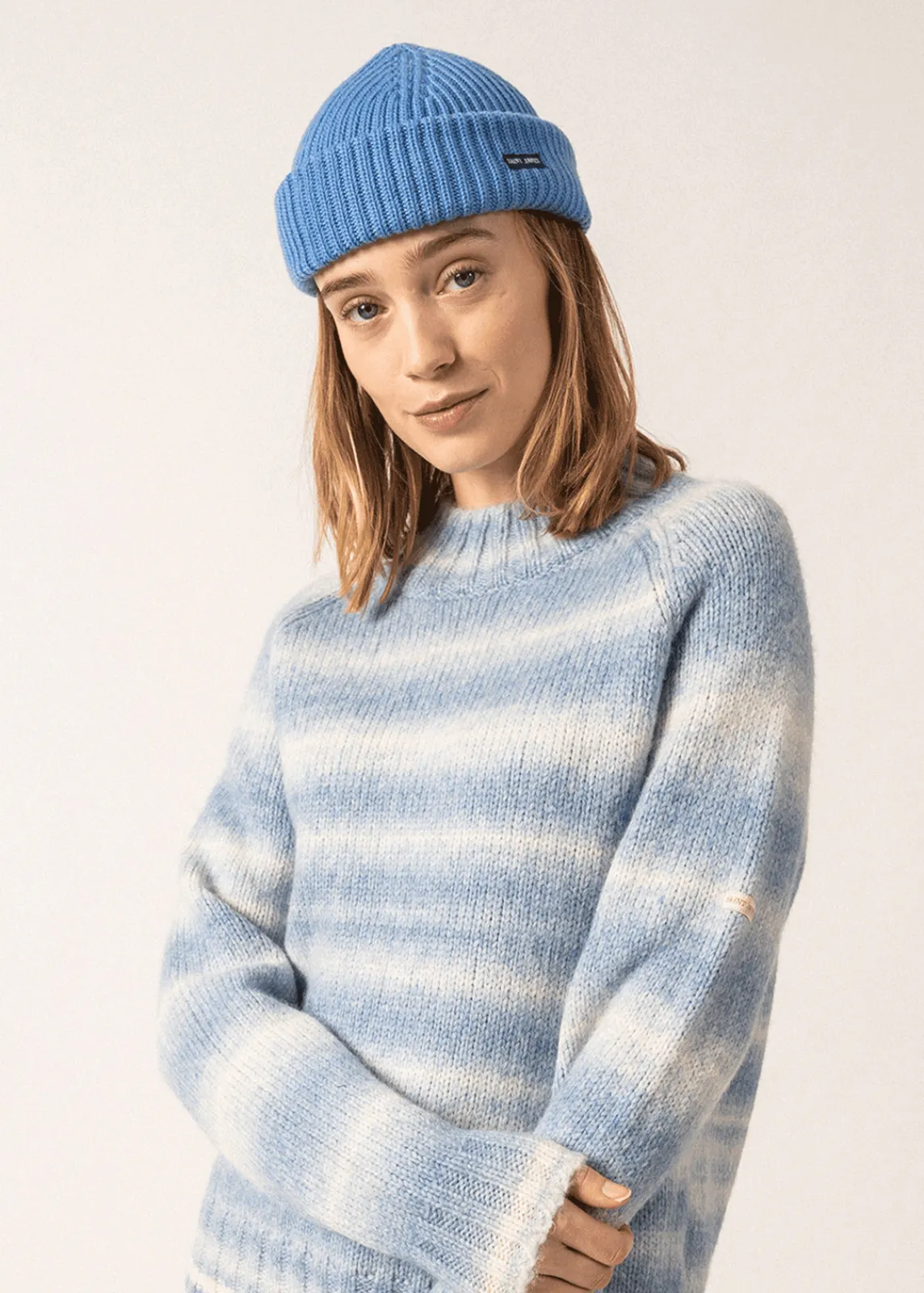 SAINT JAMES Bonnets & Chapeaux*Bonnet marin Miki à revers Oxygene