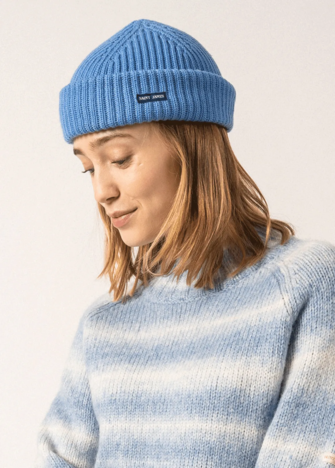 SAINT JAMES Bonnets & Chapeaux*Bonnet marin Miki à revers Oxygene