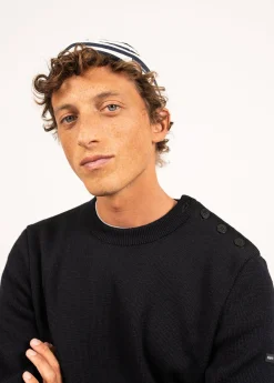 SAINT JAMES Bonnets Marins Miki|Bonnets & Chapeaux*Bonnet marin miki Méridien Ecru/marine