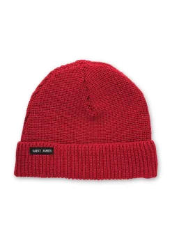 SAINT JAMES Bonnets & Chapeaux*Bonnet uni Perle Medoc