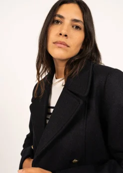 SAINT JAMES Cabans & Manteaux*Caban marin authentique Voilure Navy