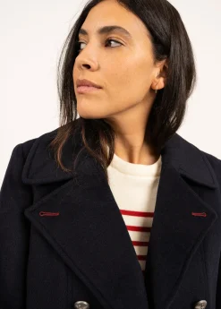 SAINT JAMES Cabans & Manteaux*Caban marin St Briac Navy