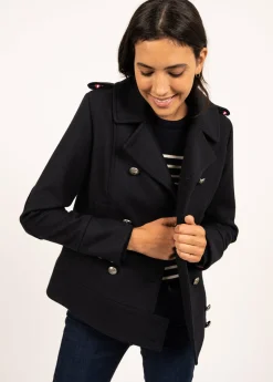 SAINT JAMES Cabans & Manteaux*Caban Ste Brigitte Navy