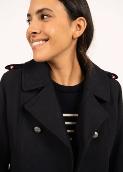 SAINT JAMES Cabans & Manteaux*Caban Ste Brigitte Navy