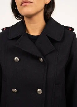 SAINT JAMES Cabans & Manteaux*Caban Ste Brigitte Navy