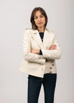 SAINT JAMES Cabans & Manteaux*Caban Ste Brigitte Blancd'hiver