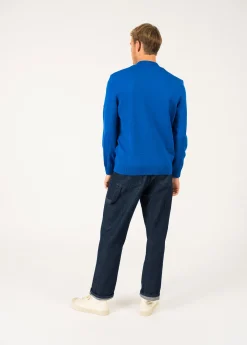 SAINT JAMES Pulls & Gilets*Cardigan zippé Colorado Gitane/navy