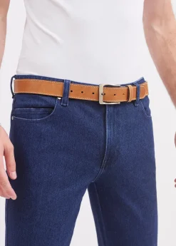 SAINT JAMES Petite Maroquinerie*Ceinture Bordée Whisky