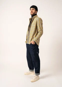 SAINT JAMES Chemises*Chemise à carreaux Florent Ambre/vegetal