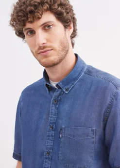 SAINT JAMES Chemises*Chemise manches courtes Frederic Chambray