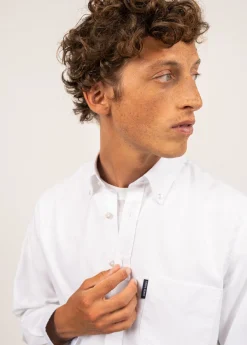 SAINT JAMES Chemises*Chemise manches longues Amboise Blanc