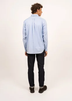 SAINT JAMES Chemises*Chemise manches longues Amboise Ciel