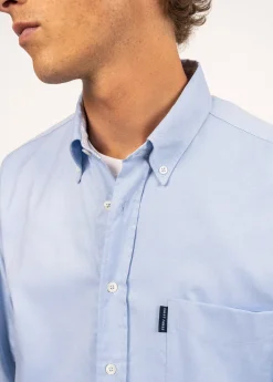 SAINT JAMES Chemises*Chemise manches longues Amboise Ciel