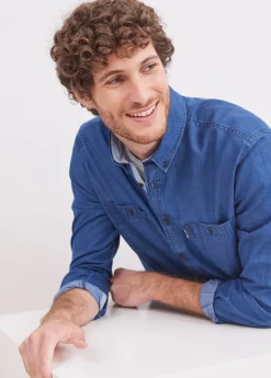 SAINT JAMES Chemises*Chemise New Lambert Denim