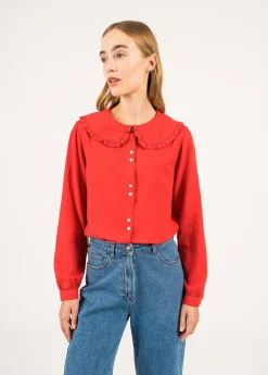 SAINT JAMES Chemises & Blouses*Chemisier à col large Anaelle Tulipe