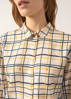 SAINT JAMES Chemises & Blouses*Chemisier Malaury ML Carreauxescapade