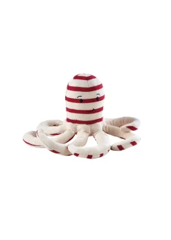 SAINT JAMES Accessoires*Doudou poulpe rayé Ecru/persan