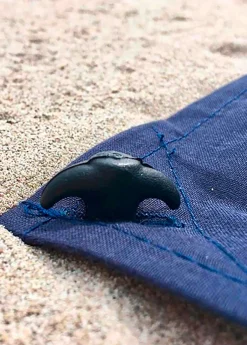 SAINT JAMES Draps De Plage*Drap de plage XXL+ en voile de coton léger Blanc