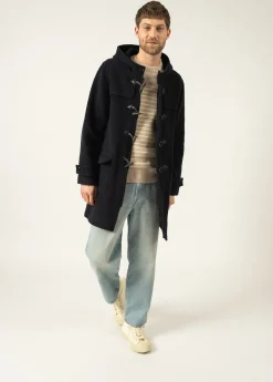SAINT JAMES Cabans Et Manteaux*Duffle-coat Antarctique Navy