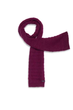 SAINT JAMES Echarpes & Foulards*Echarpe en mohair Grisons Prune