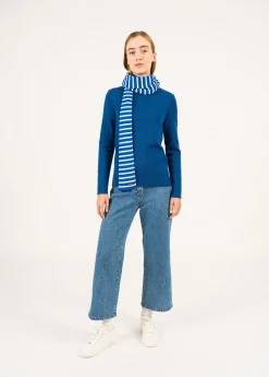 SAINT JAMES Echarpes & Foulards*Echarpe rayée Duguay Gitane/ecume