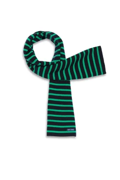 SAINT JAMES Echarpes & Foulards*Echarpe rayée Scarf Marine/trefle
