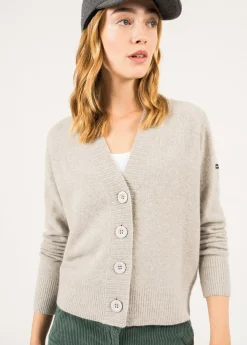 SAINT JAMES Pulls & Gilets*Gilet en laine Belfast Grisclair