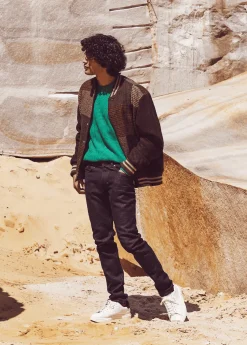 SAINT JAMES Pantalons & Shorts*Jean droit Alphonse Mérinos Marine