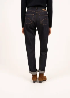 SAINT JAMES Pantalons & Shorts*Jean droit Apolline Mérinos Marine