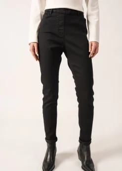 SAINT JAMES Pantalons & Shorts*Jegging en coton Olivia Noir